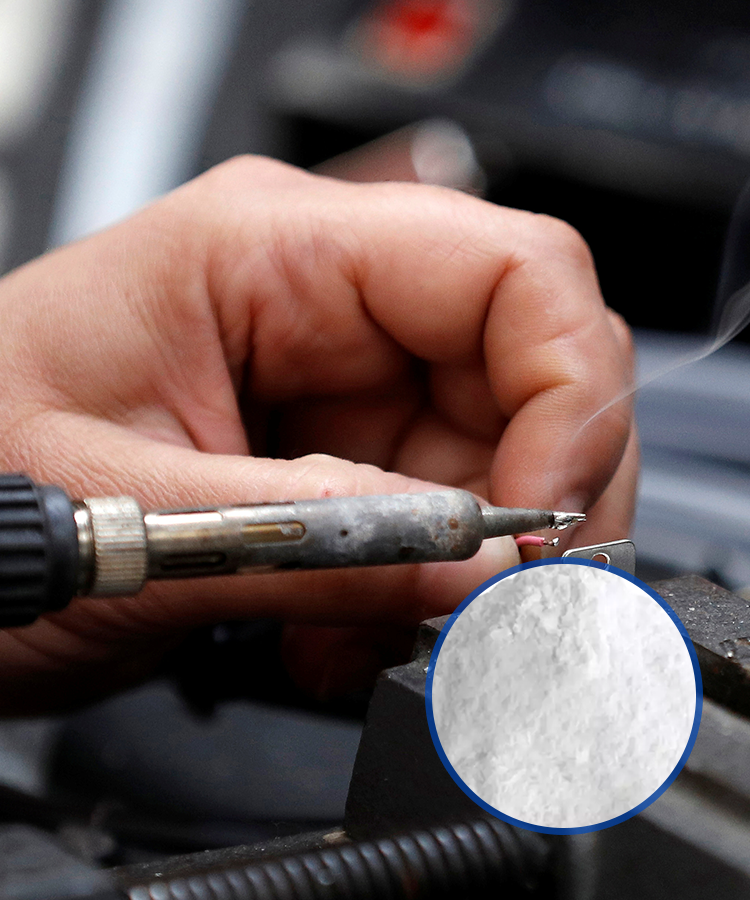 Металічны паяльнік і патокі