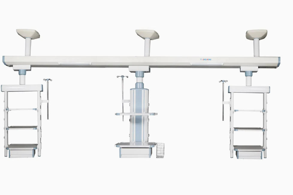 Хірургічная потолочная падвесная вежа ICU кансольная электрычная медыцынская вертыкальная падвеска